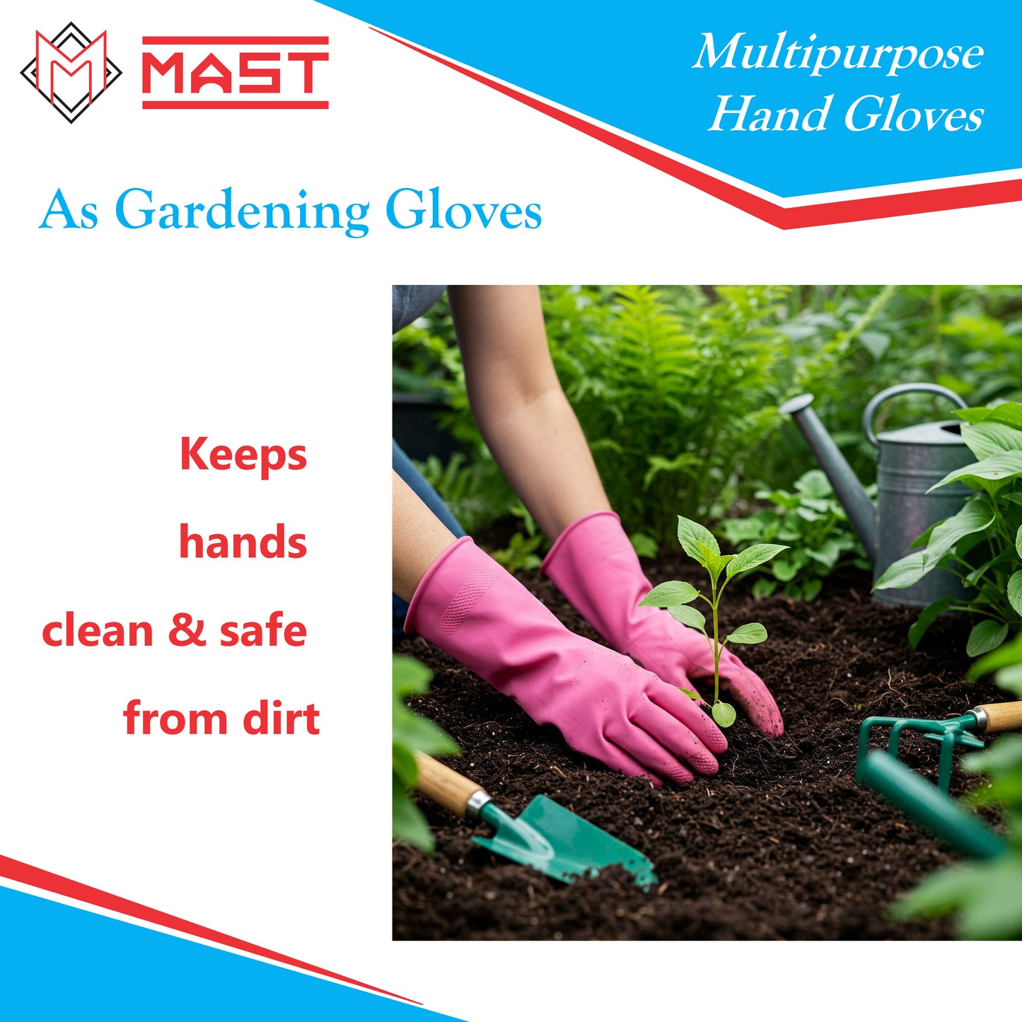 Mast Multipurpose Hand Gloves for Dishwashing, Cleaning, Gardening & More....