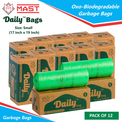 Mast Daily 17 X 19 Inches Bio-Degradable Garbage Bags
