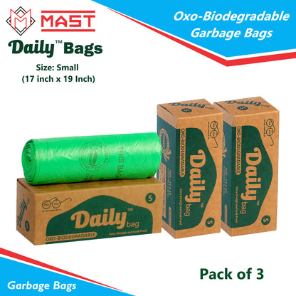 Mast Daily 17 X 19 Inches Bio-Degradable Garbage Bags