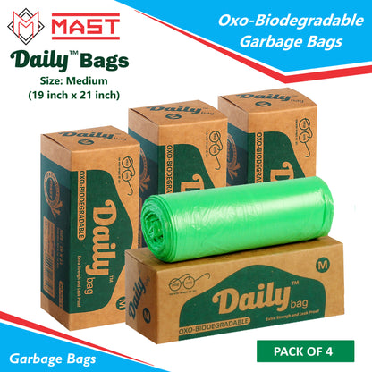 Mast Daily 19 X 21 Inches Bio-Degradable Garbage Bags