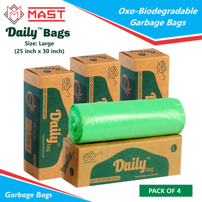 Mast Daily 25 X 30 Inches Bio-Degradable Garbage Bags