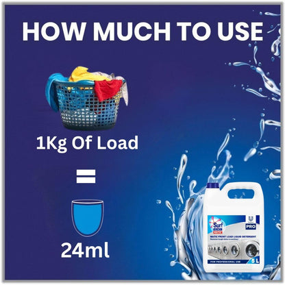Surf Excel Matic Front Load Liquid Detergent 5L ( Pack of 2) 10 Ltrs
