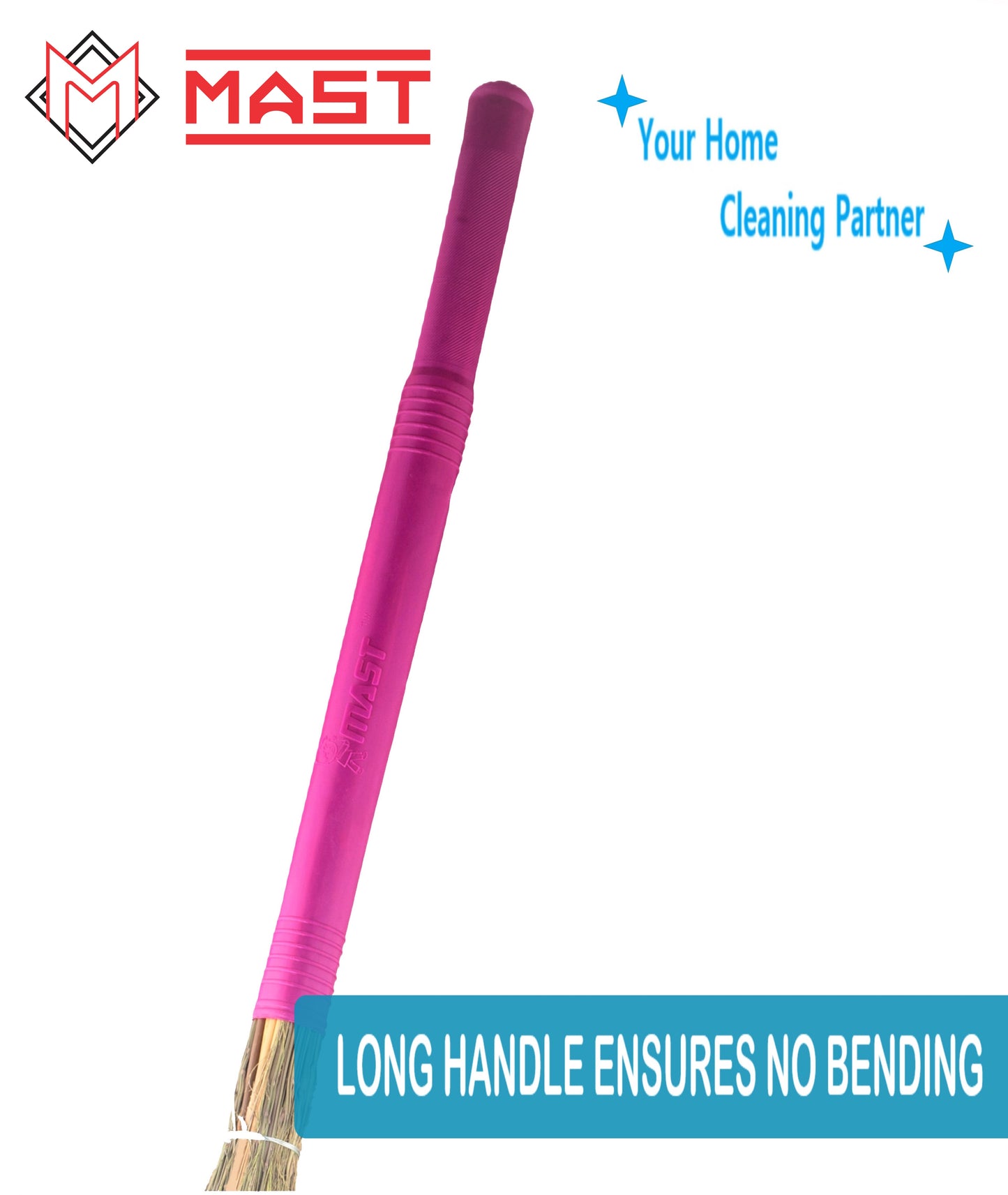Mast Big B Natural Soft Grass Broom
