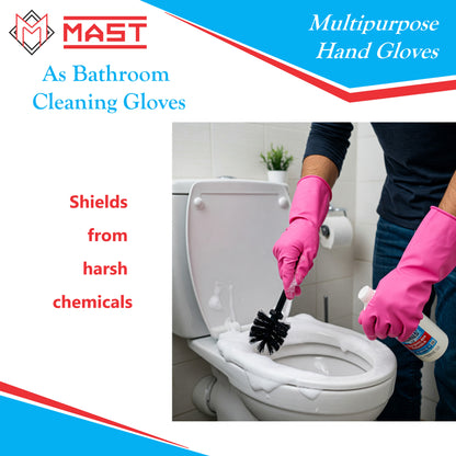 Mast Multipurpose Hand Gloves for Dishwashing, Cleaning, Gardening & More....