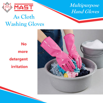 Mast Multipurpose Hand Gloves for Dishwashing, Cleaning, Gardening & More....