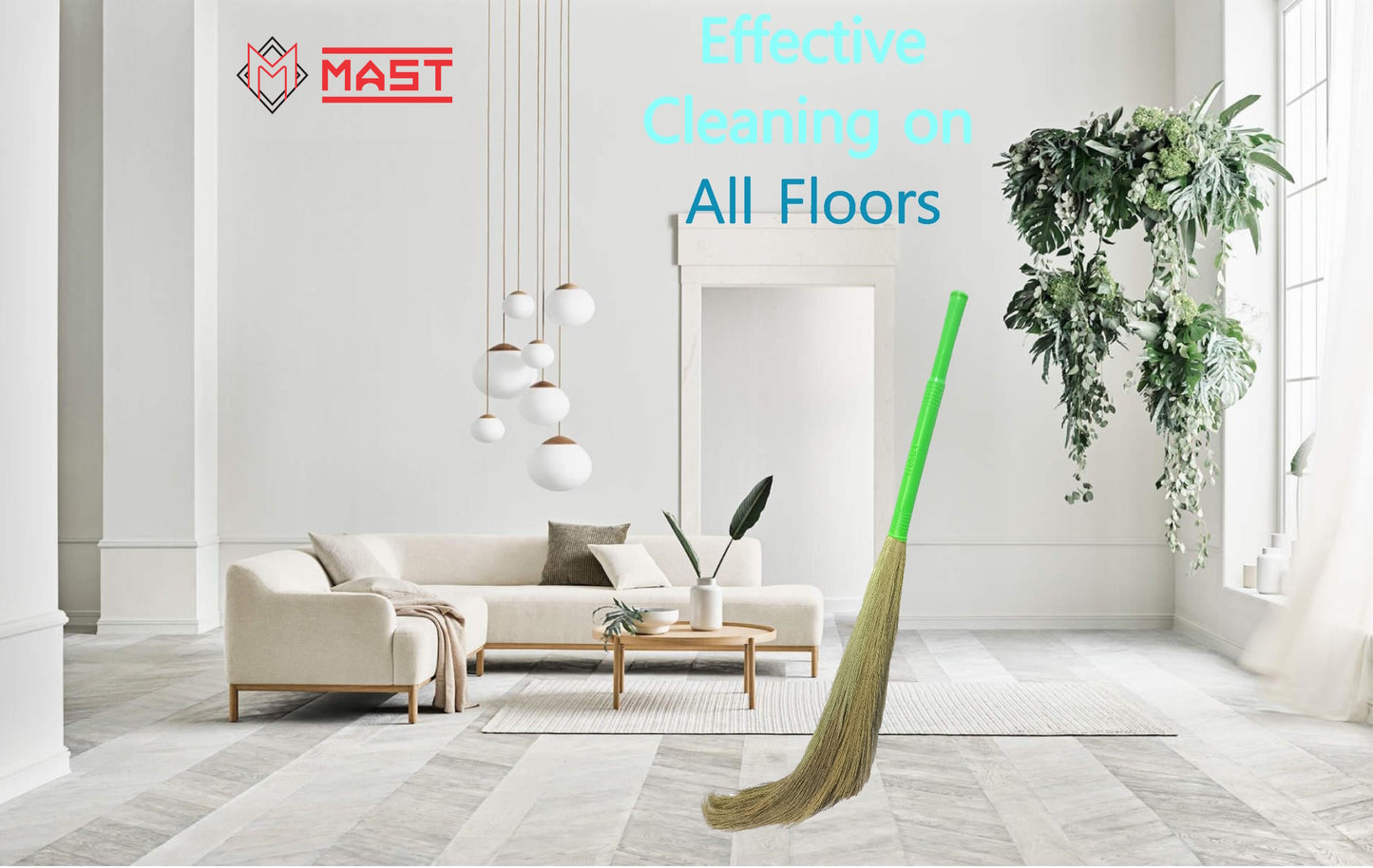 Mast Good Morning Natural Soft Grass Broom