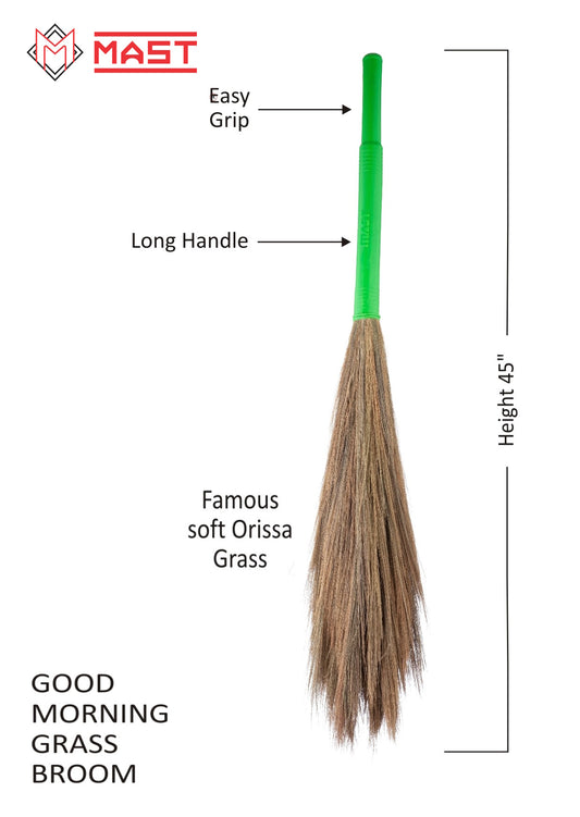 Mast Good Morning Natural Soft Grass Broom