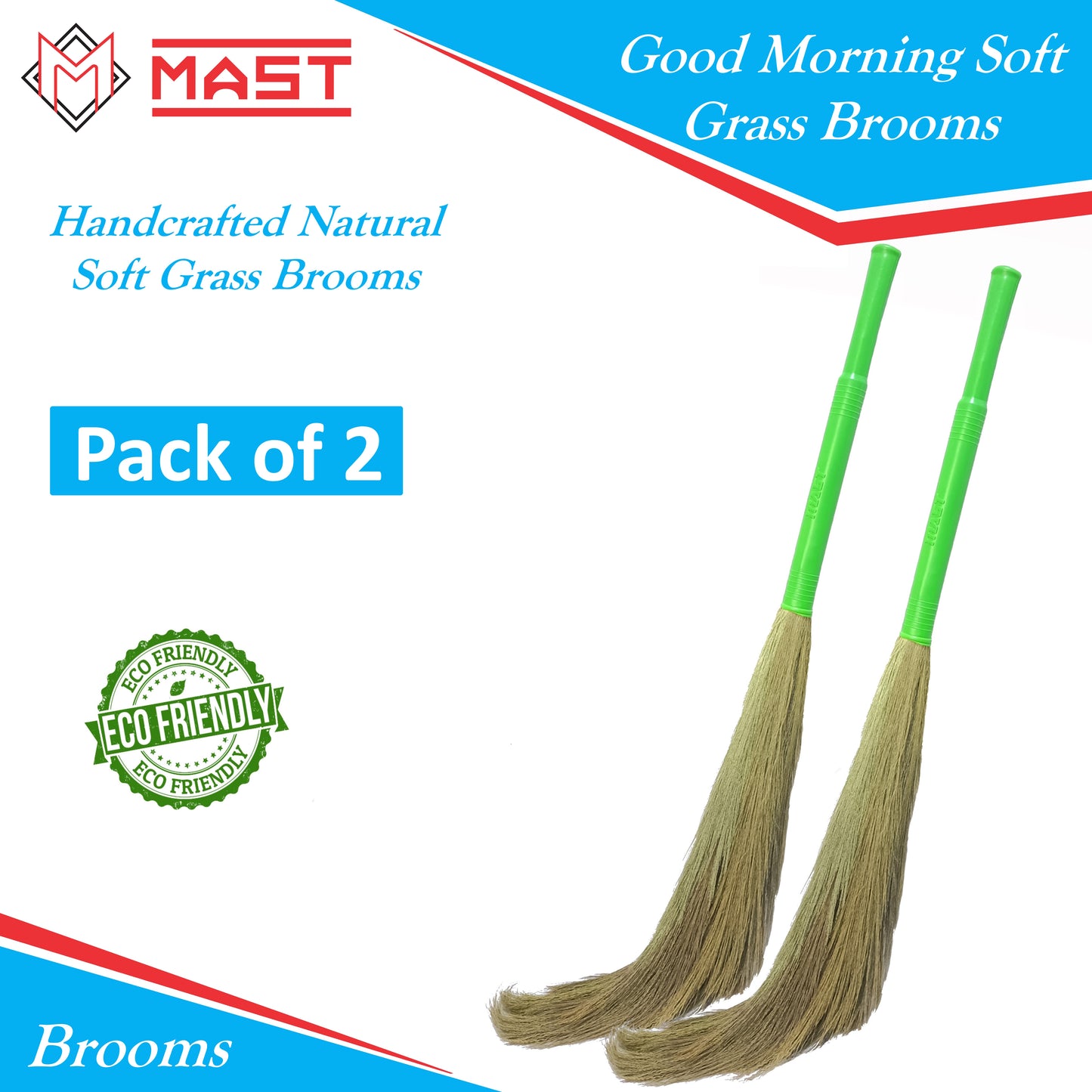 Mast Good Morning Natural Soft Grass Broom
