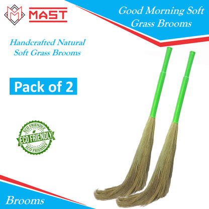 Mast Good Morning Natural Soft Grass Broom