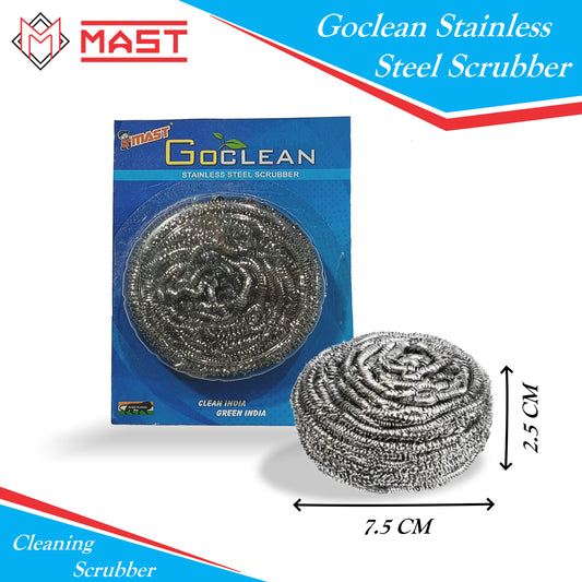 Mast Stainless Steel Utensils Scrubber (Pack of 12 Scrubbers)
