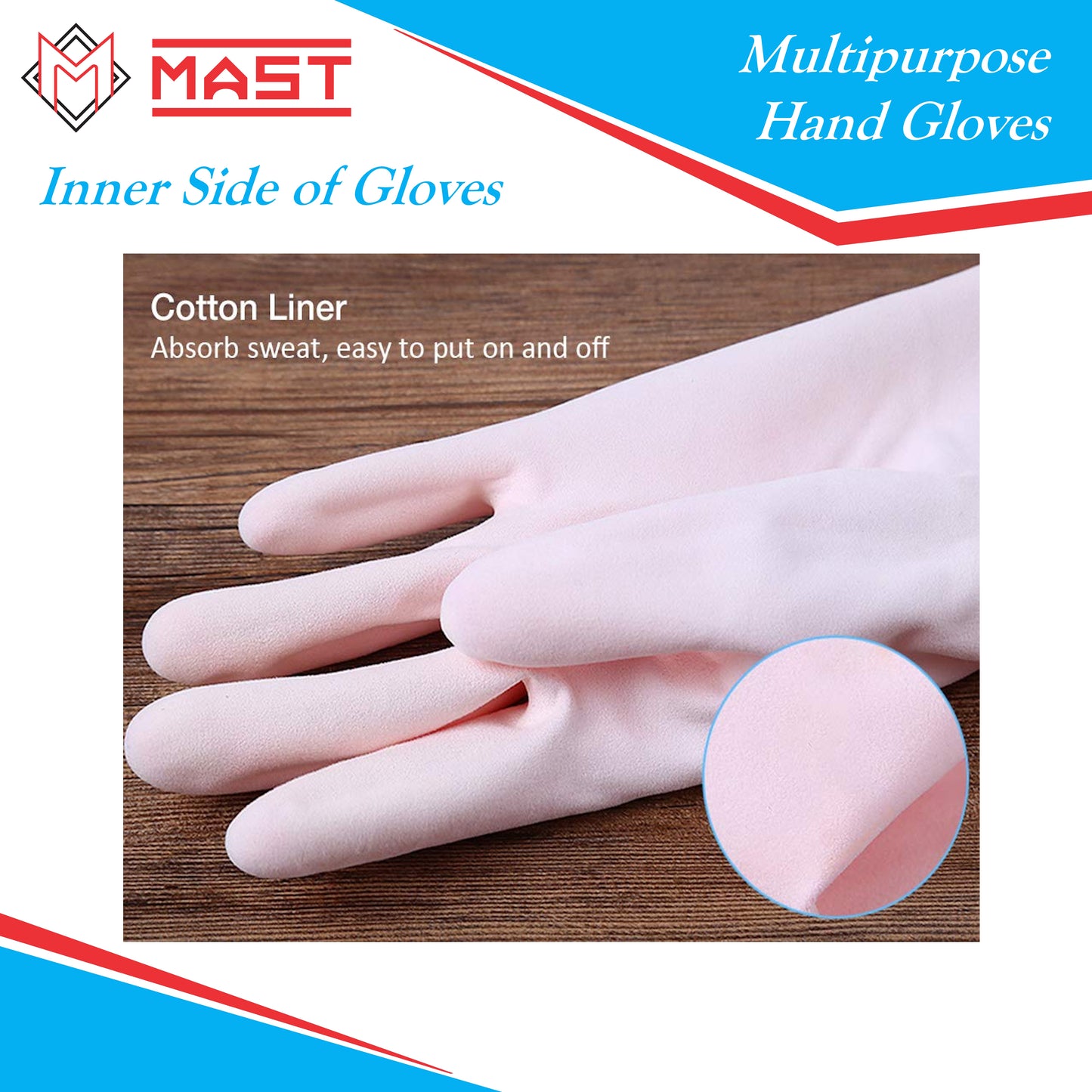 Mast Multipurpose Hand Gloves for Dishwashing, Cleaning, Gardening & More....