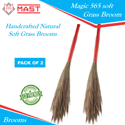 Mast Magic 565 Grass Broom – 42 Inch Long Handle