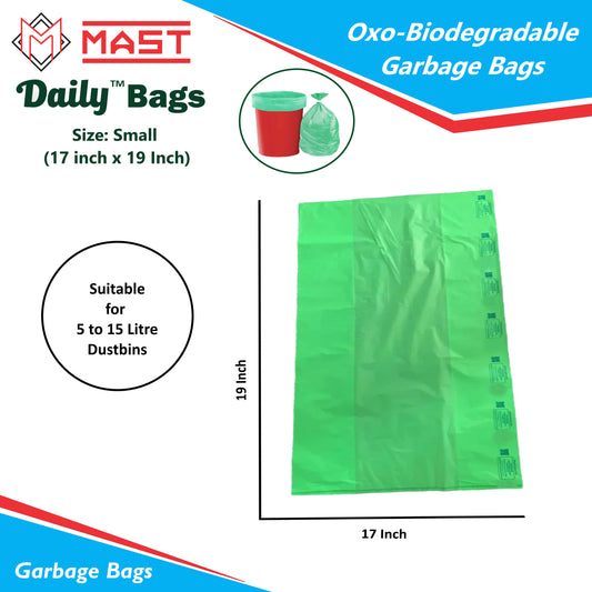 Mast Daily 17 X 19 Inches Bio-Degradable Garbage Bags
