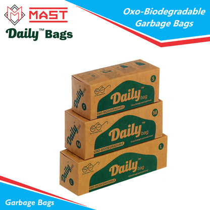 Mast Daily 17 X 19 Inches Bio-Degradable Garbage Bags