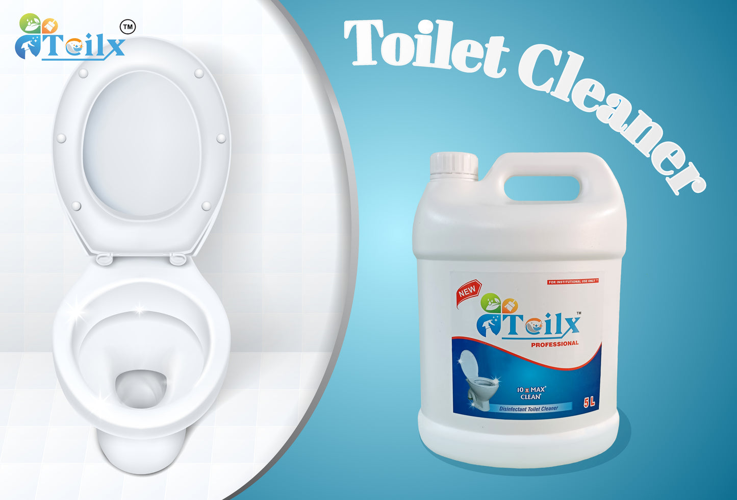 Toilx Toilet Cleaner 5 Ltr Pack