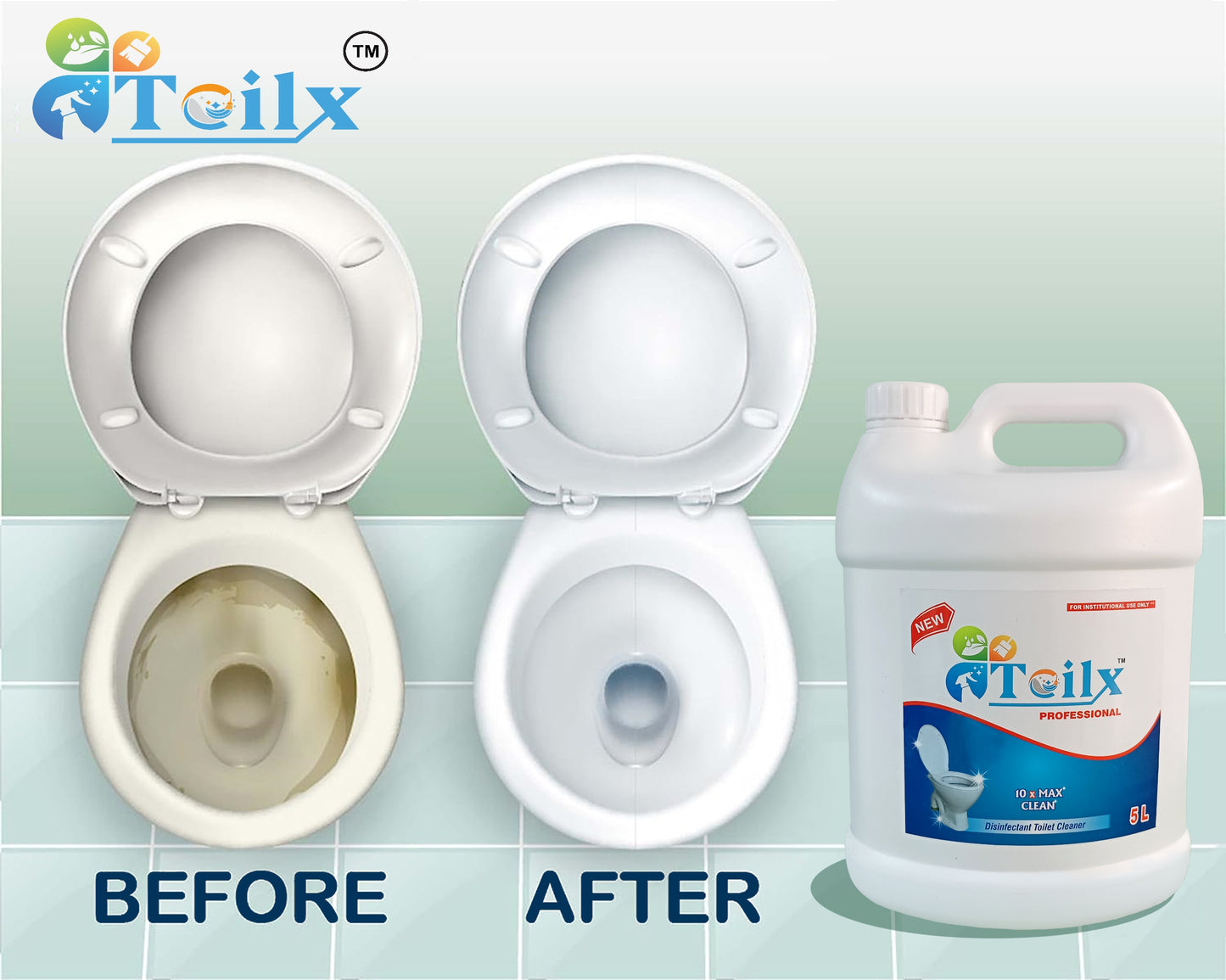 Toilx Toilet Cleaner 5 Ltr Pack