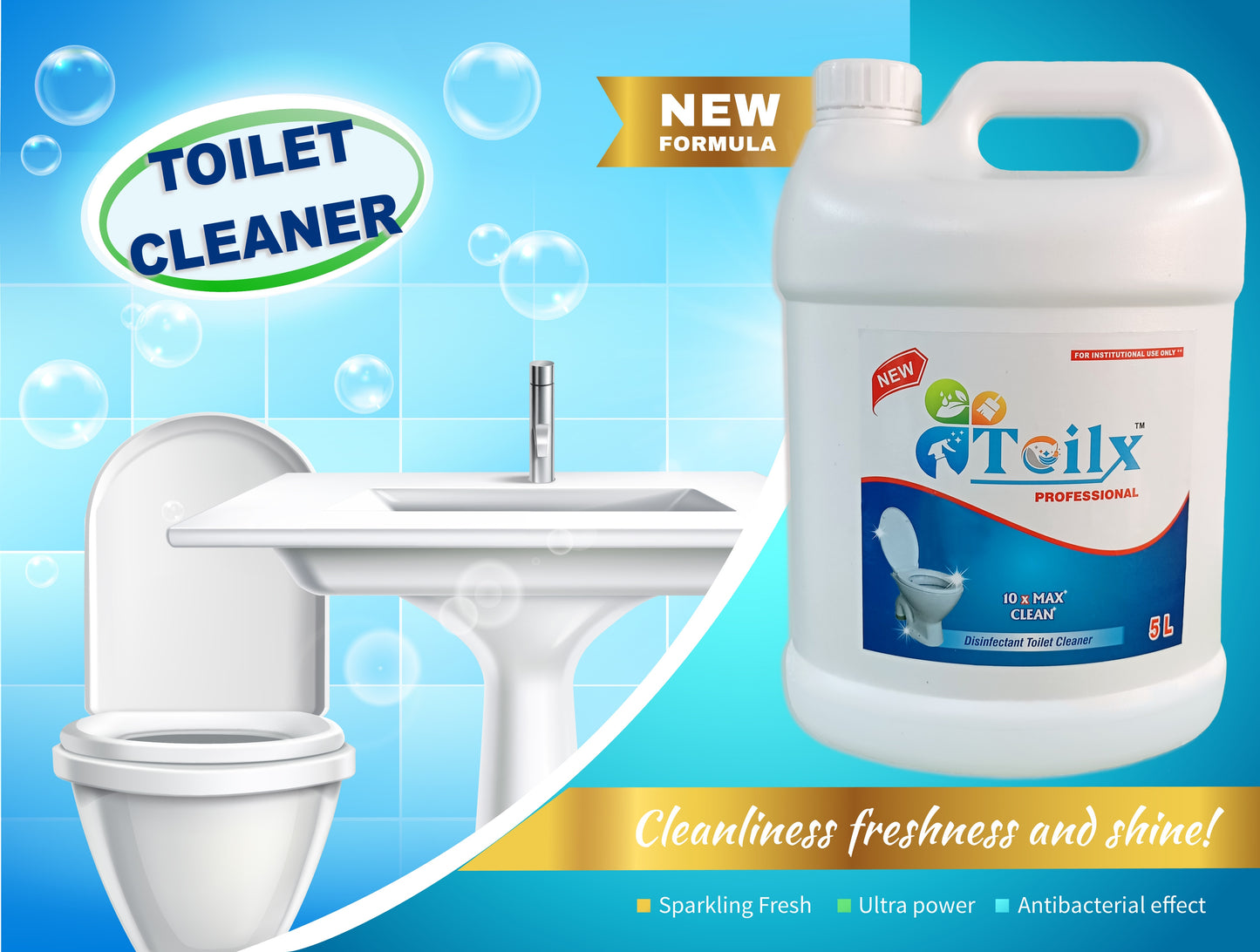 Toilx Toilet Cleaner 5 Ltr Pack