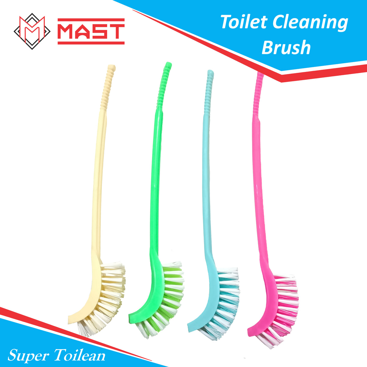 Mast Super Toilean Brush | Pack of 2 | Toilet Cleaning Brush