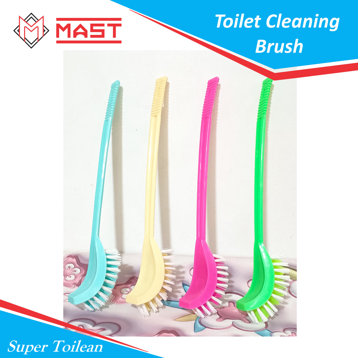 Mast Super Toilean Brush | Pack of 2 | Toilet Cleaning Brush