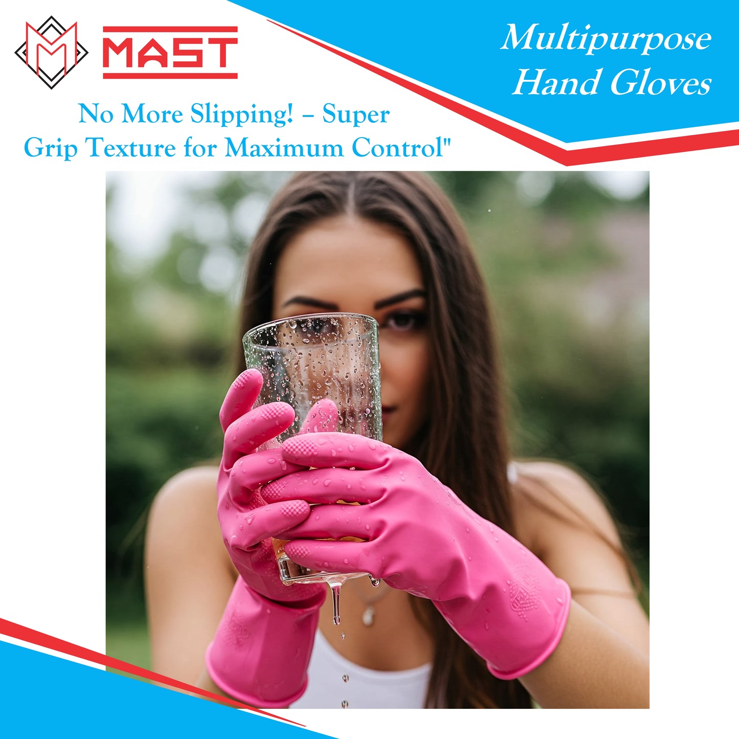 Mast Multipurpose Hand Gloves for Dishwashing, Cleaning, Gardening & More....
